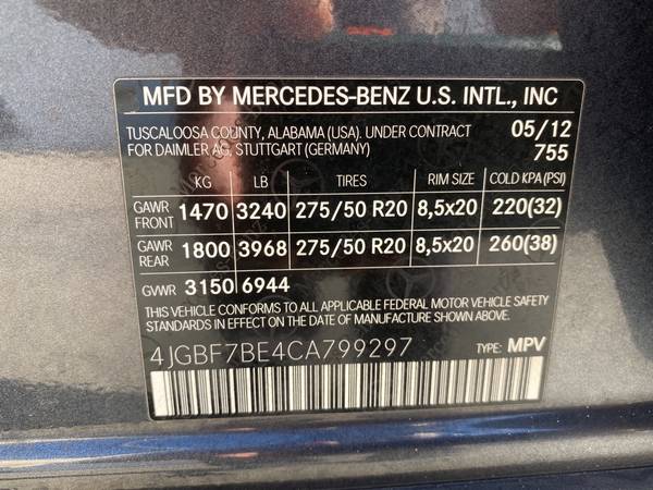 Mercedes Benz GL450 Navigation Sunroof Third Row Seating 4WD SUV... for sale in Savannah, GA – photo 18