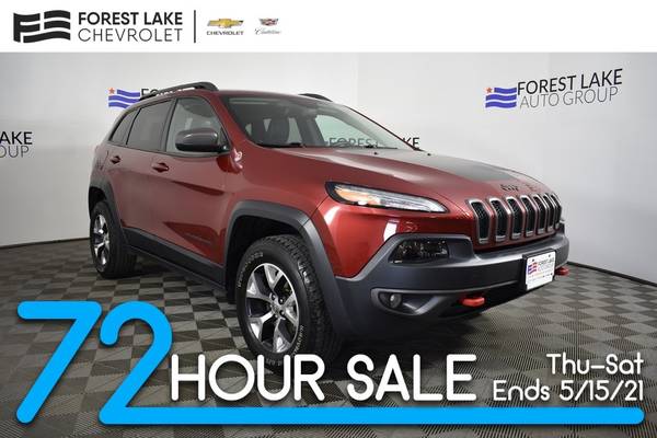 2015 Jeep Cherokee 4x4 4WD Trailhawk SUV - - by dealer for sale in Forest Lake, MN