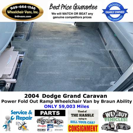 2004 Dodge Grand Caravan Power Ramp Side Loading Wheelchair Van for sale in Laguna Hills, CA – photo 12