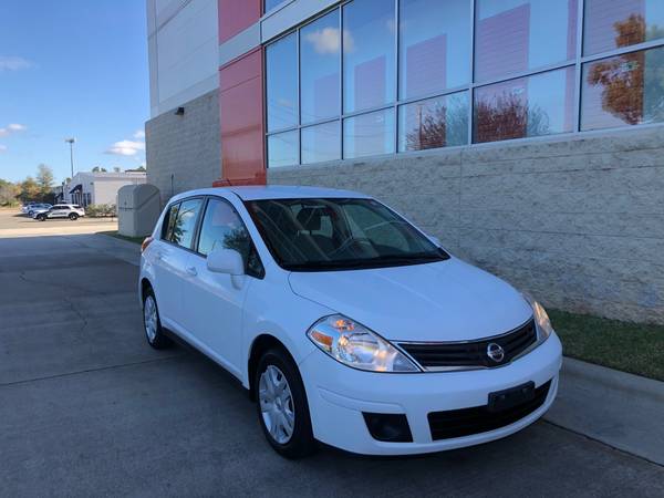 White-2012 Nissan Versa S-Automatic-78k-One owner-4cyl - cars &... for sale in Raleigh, NC – photo 3