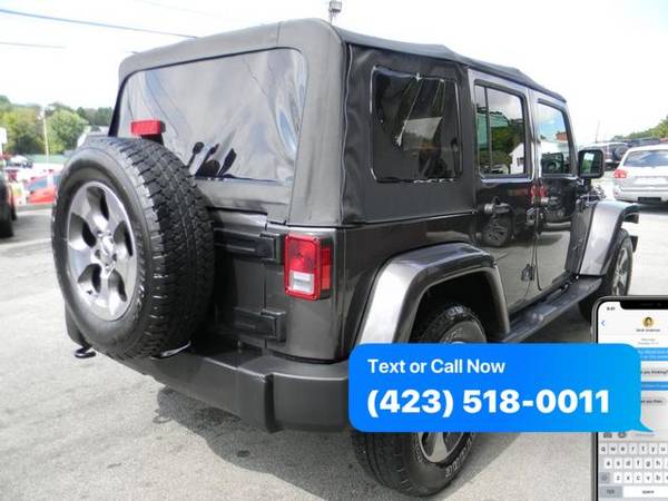 2018 Jeep Wrangler JK Unlimited Sahara 4WD - EZ FINANCING AVAILABLE! for sale in Piney Flats, TN – photo 6