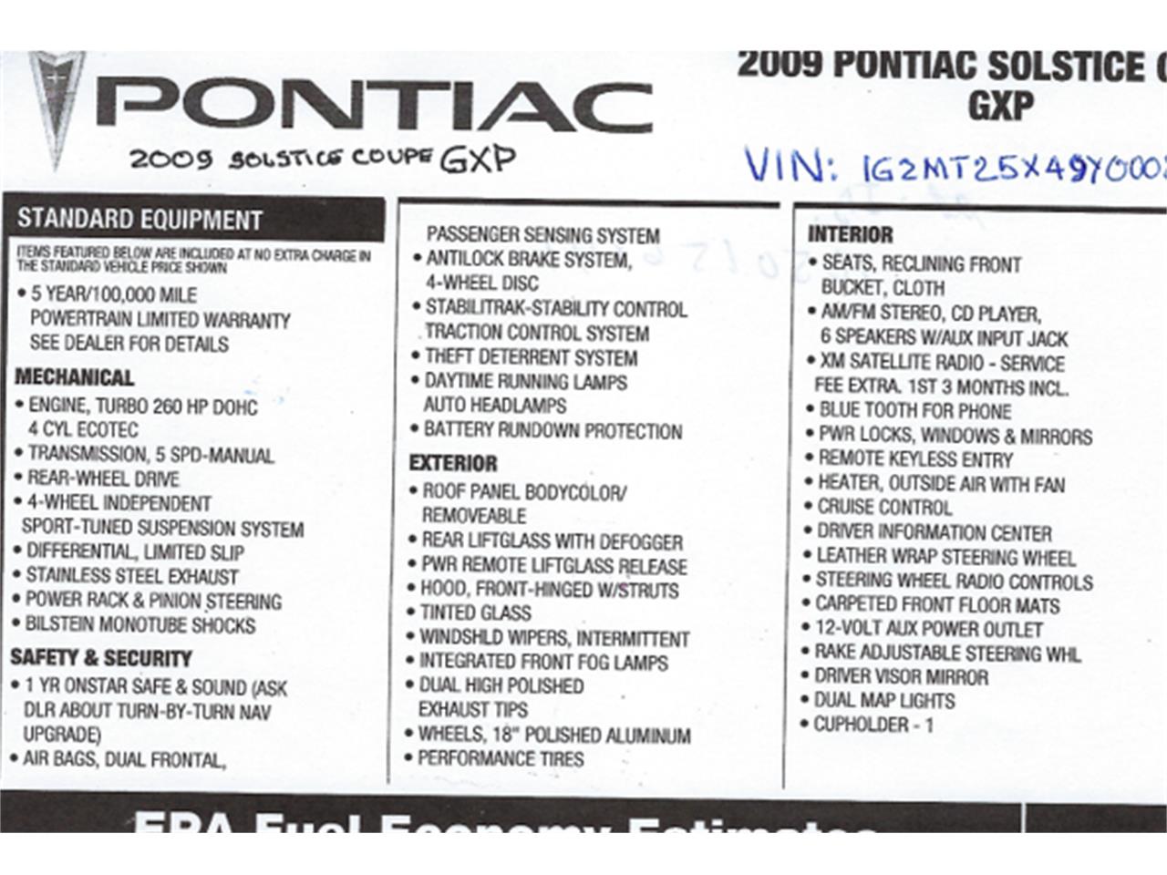 2009 Pontiac Solstice for sale in Altamonte Springs, FL – photo 5