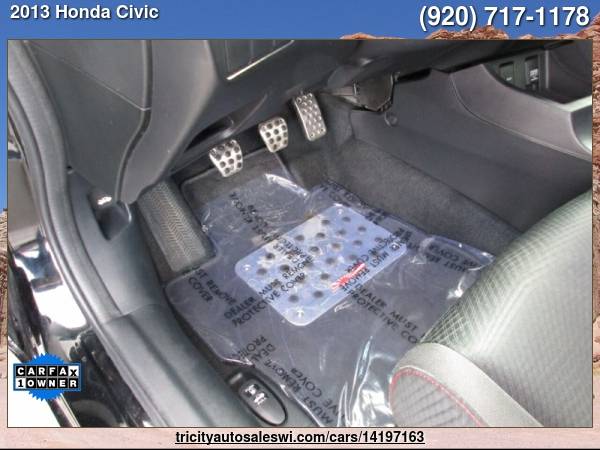 2013 HONDA CIVIC SI 4DR SEDAN Family owned since 1971 - cars & for sale in MENASHA, WI – photo 17