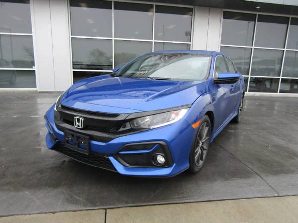 2020 *Honda* *Civic Hatchback* *EX-L CVT* Aegean Blu - cars & trucks... for sale in Omaha, NE – photo 3