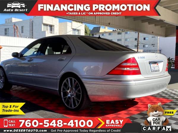 2001 Mercedes-Benz S500 Only $199/mo! Easy Financing! - cars &... for sale in Palm Desert , CA – photo 6