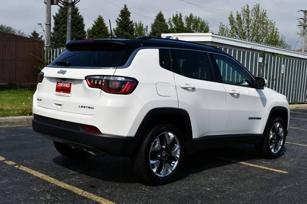 2019 Jeep Compass Limited - CERTIFIED 4X4 ONE OWNER REMOTE START for sale in Oak Lawn, IL – photo 8