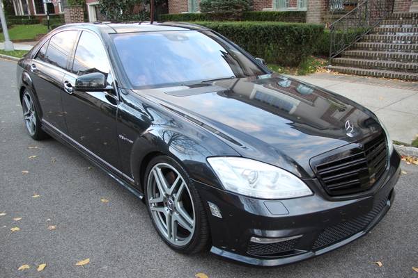 2011 MERCEDES S63 AMG MAGNETITE BLK OVER BLK RED STITCH PIANO BLK... for sale in Brooklyn, NY – photo 2