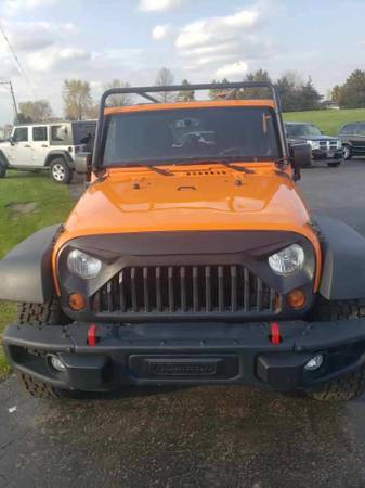 2013 JEEP WRANGLER UNLIMITED SAHARA NEW TIRES LOADED ORANGE - cars & for sale in Kewanee, IL – photo 3