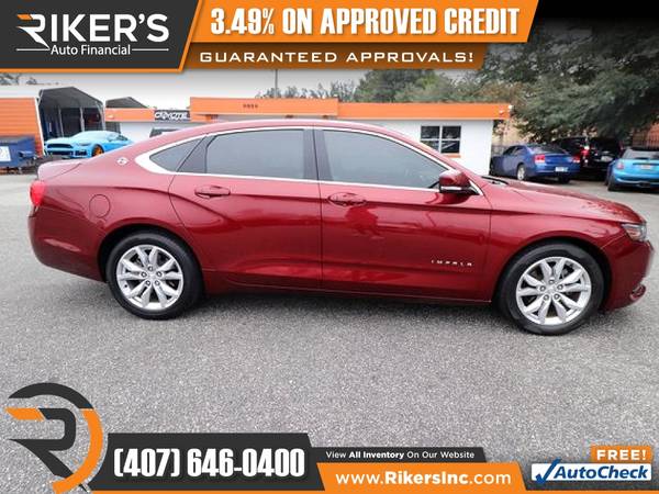 $170/mo - 2017 Chevrolet Impala LT 1LT - 100 Approved! - cars &... for sale in Kissimmee, FL – photo 7