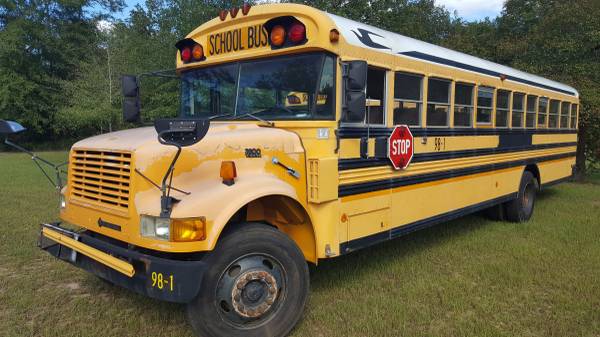 1998 International Bluebird School Bus T444e 7.3 diesel Skoolie for sale in Ellaville, GA