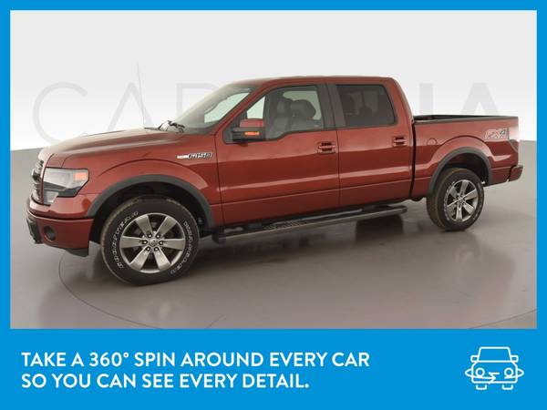 2014 Ford F150 SuperCrew Cab FX4 Pickup 4D 5 1/2 ft pickup Orange for sale in Easton, PA – photo 3