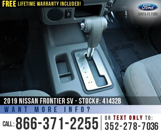 2019 Nissan Frontier SV Bluetooth, Cruise Control, Touchscreen for sale in Alachua, AL – photo 16