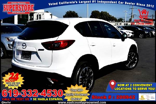 2016 MAZDA CX-5 GRAND TOURING SUV-EZ FINANCING-LOW DOWN! - cars &... for sale in El Cajon, CA – photo 3