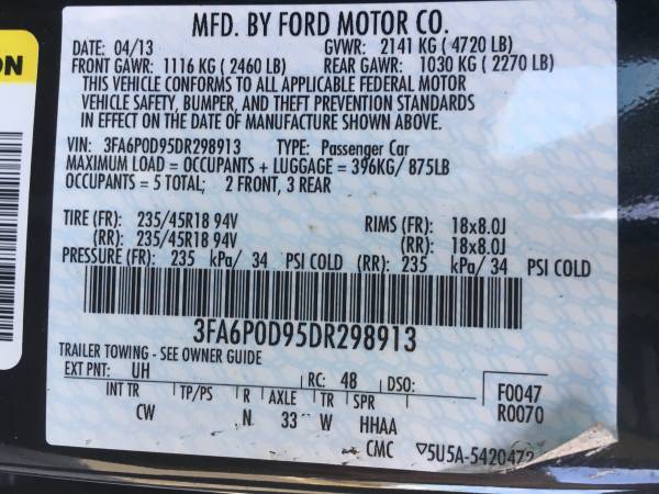 Ford Fusion 2014-Titanium-All Wheel Drive !!! for sale in Charlotte, NC – photo 16