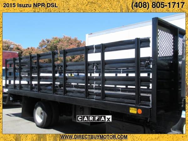 2015 Isuzu NPR DSL 5 2L Diesel 20 Stake Bed, Lift Gate - cars for sale in San Jose, CA – photo 3