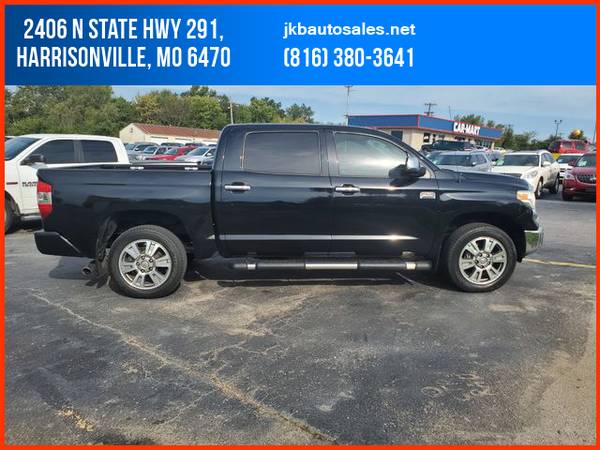 2014 Toyota Tundra CrewMax 4WD 1794 Edition Pickup 4D 5 1/2 ft Trades for sale in Harrisonville, MO – photo 2