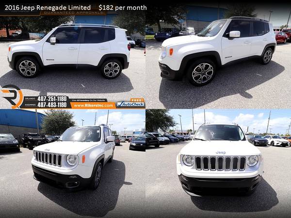 $209/mo - 2016 Jeep Cherokee Latitude - 100 Approved! - cars &... for sale in Kissimmee, FL – photo 24