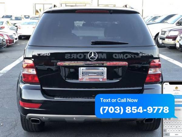 2011 MERCEDES-BENZ ML 350 4MATIC 6 MONTHS WARRANTY INCLUDED for sale in Manassas, VA – photo 5