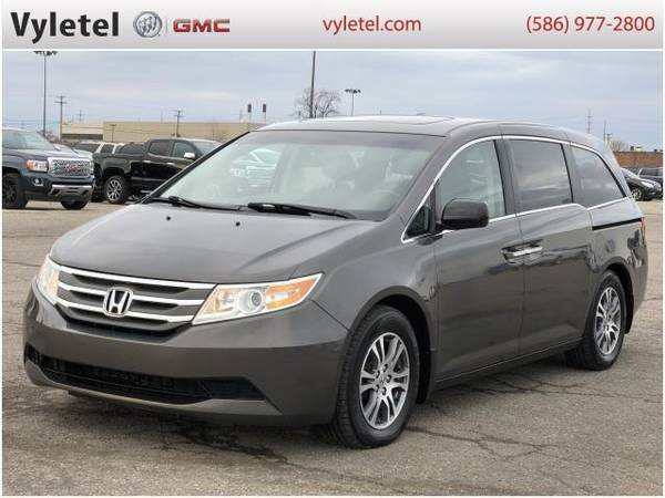 2013 Honda Odyssey mini-van 5dr EX-L - Honda Polished Metal - cars &... for sale in Sterling Heights, MI – photo 5