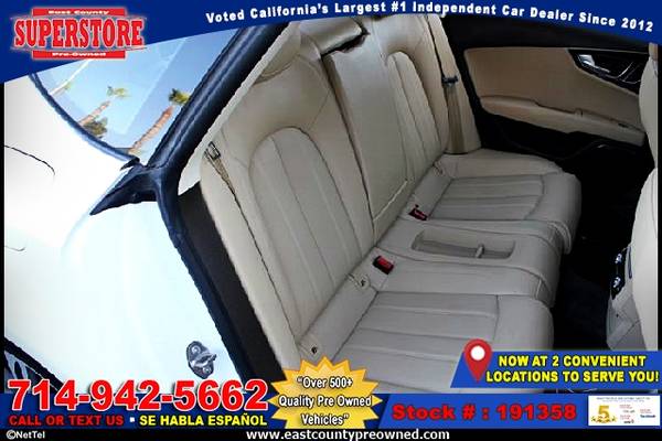 2013 AUDI A7 3.0T PREMIUM QUATTRO hatchback -EZ FINANCING-LOW DOWN! for sale in El Cajon, CA – photo 19