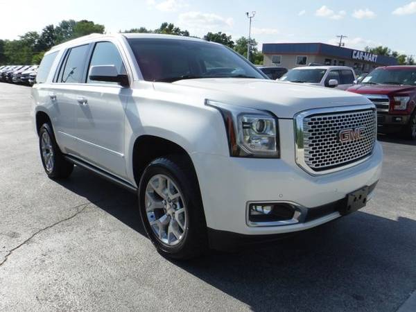 2015 GMC YUKON DENALI 3RD ROW LEATHER DVD NEW TIRES kansas city south for sale in Harrisonville, MO – photo 2