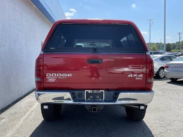 2003 Dodge Ram 2500 SLT pickup Red - - by dealer for sale in Salisbury, NC – photo 5