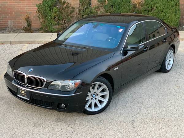 2006 BMW 750i ONLY 77k-MILES BLK/BLK NAV HTD/AC-SEATS LOADED - cars... for sale in Elgin, IL – photo 3