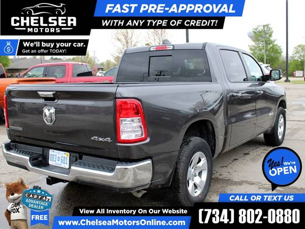 600/mo - 2019 Ram 1500 Big Horn/Lone Star 4WD! Crew 4 WD! Crew for sale in Chelsea, MI – photo 9