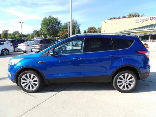 2017 Ford Escape SUV Titanium - Ford Lightning Blue Metallic for sale in St Clair Shrs, MI – photo 5