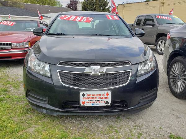 2014 Chevy Cruze LT with LEATHER, runs great! - - by for sale in Highland, IL – photo 2