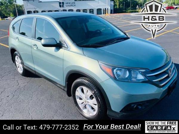 2012 Honda CRV EX 4dr SUV suv Teal for sale in Fayetteville, AR
