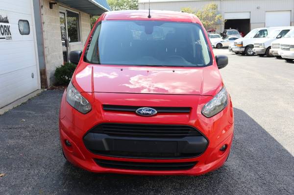 2015 Ford Transit Connect XLT passenger / cargo van 4 cylinder RED -... for sale in Mokena, MI – photo 3