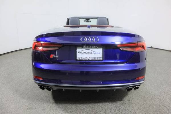 2018 Audi S5 Cabriolet, Navarra Blue Metallic/Black Roof - cars &... for sale in Wall, NJ – photo 4