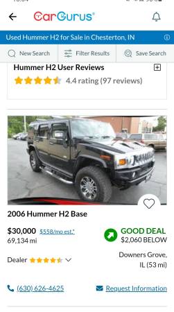 2005 Hummer H2 Wagon ONLY 74k miles for sale in Chesterton, IL – photo 19