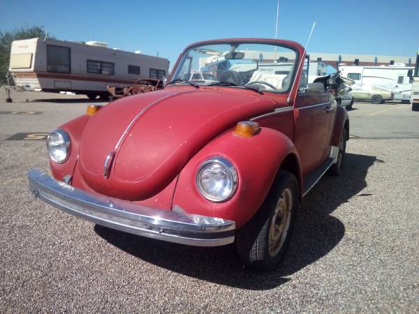 1978 VW Super Beetle Convertible *Runs but needs some TLC* for sale in Tucson, CA – photo 8