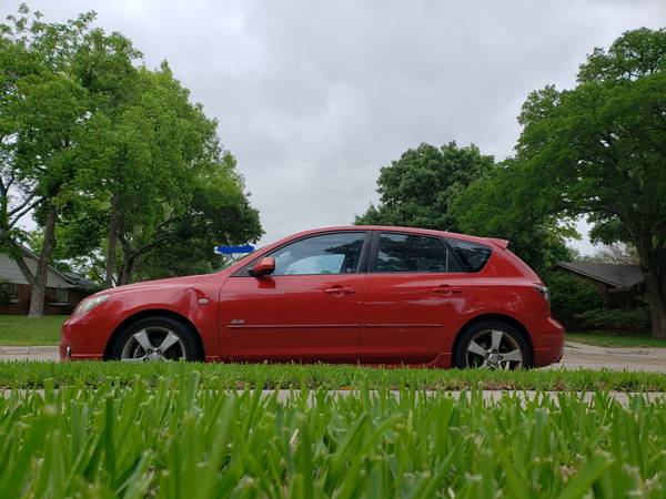 2004 Red Mazda 3 Hatchback - Manual Transmission for sale in Richardson, TX – photo 2