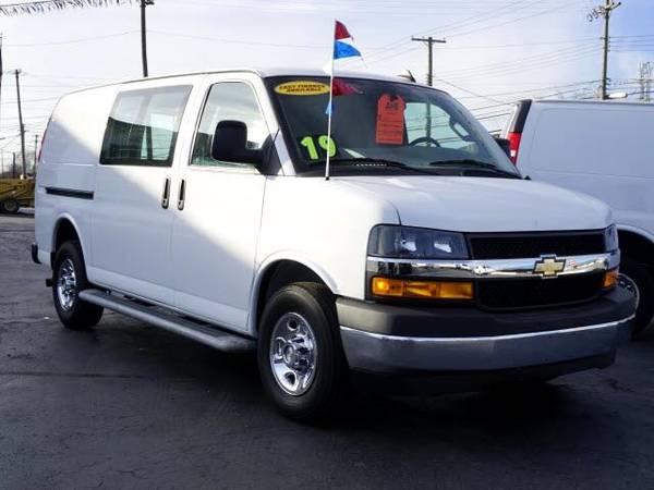 2019 Chevy Chevrolet Express 2500 Cargo van White - cars & trucks -... for sale in Roseville, MI – photo 3