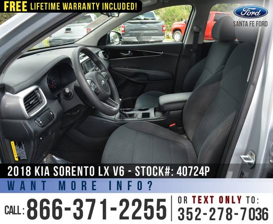 *** 2018 KIA SORENTO LX SUV *** Cruise Control - SIRIUS - Bluetooth... for sale in Alachua, GA – photo 12