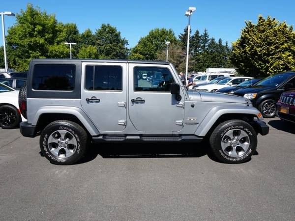 2018 Jeep Wrangler JK 4x4 4WD Certified Unlimited Sahara SUV - cars... for sale in Gresham, OR – photo 4