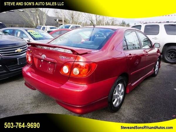 2005 Toyota Corolla S 4dr Sedan - - by dealer for sale in Happy valley, OR – photo 3