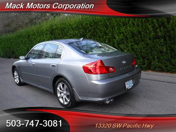 2006 Infiniti G35x 76K Low Miles Heated Leather Seated Moon Roof AWD for sale in Tigard, OR – photo 8