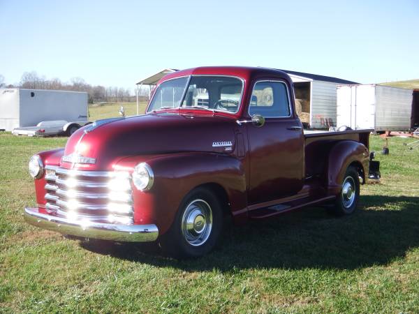 1950 Chevy 3100 5 window pickup - cars & trucks - by owner - vehicle... for sale in Stuart, VA – photo 4