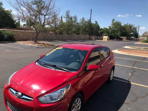 2013 HYUNDAI ACCENT GS, Red, 80k miles! hatchback! for sale in El Paso, TX – photo 5