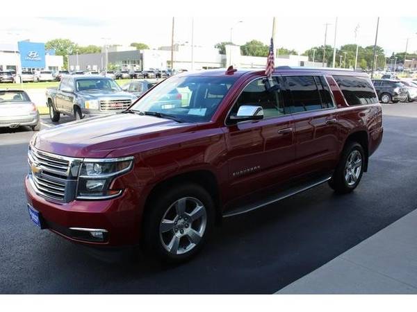 2015 Chevrolet Suburban SUV LTZ - Chevrolet Crystal Red Tintcoat for sale in Green Bay, WI – photo 7