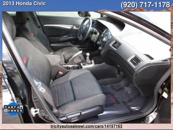 2013 HONDA CIVIC SI 4DR SEDAN Family owned since 1971 - cars & for sale in MENASHA, WI – photo 23