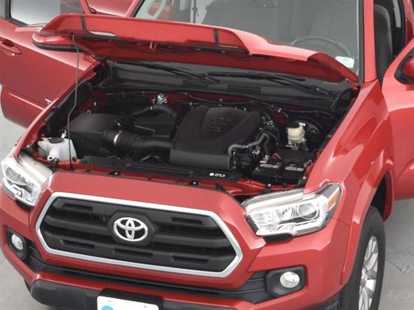 2016 Toyota Tacoma Double Cab SR5 Pickup 4D 5 ft pickup Red - FINANCE for sale in Atlanta, FL – photo 4