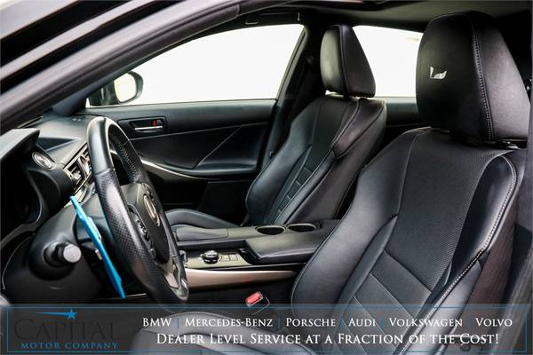 Incredible Stance! All-Wheel Drive Lexus IS250 F-SPORT w/LEDs, Nav,... for sale in Eau Claire, WI – photo 7