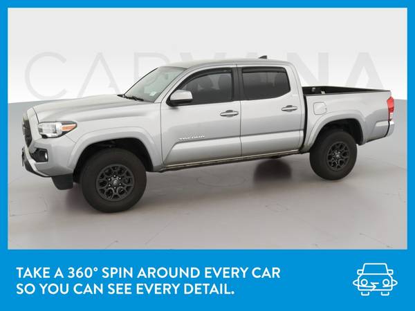 2017 Toyota Tacoma Double Cab SR5 Pickup 4D 5 ft pickup Silver for sale in Blountville, TN – photo 3
