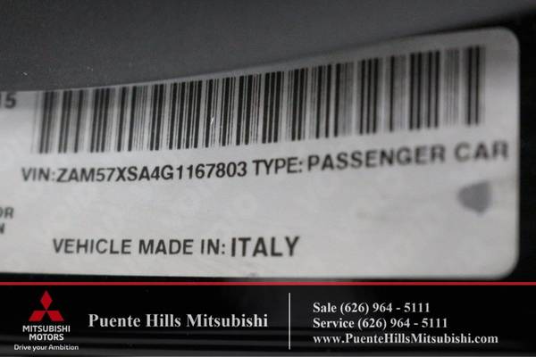 2016 Maserati Ghibli Sedan *Navi*30k*Warranty* for sale in City of Industry, CA – photo 6