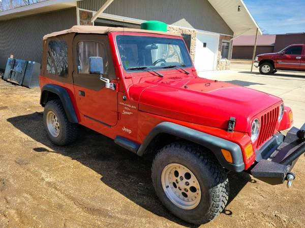 2000 Jeep Wrangler 2dr Sport - - by dealer - vehicle for sale in Other, ND – photo 3